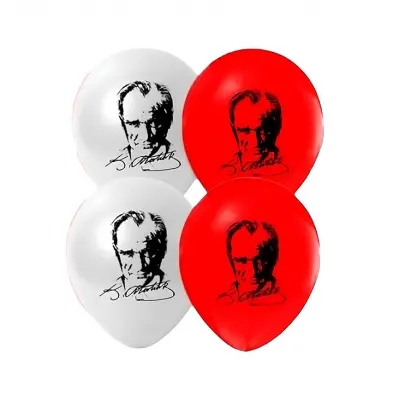 Atatürk resimli Balon (100'lü)